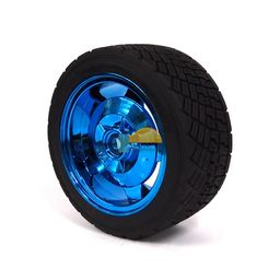 83MM Large Robot Smart Car Wheel, 35MM Width Surface- Blue-0