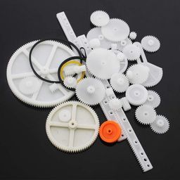 Rack and pinion gear pulley plastic shaft worm gear reducer for robot DIY assorted kit- 34 Kindsrobot kits-23