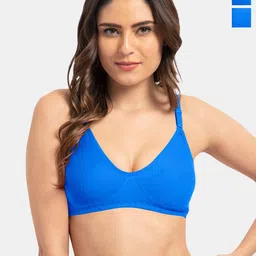 Tweens Pack Of 2 Full Coverage Non Padded Cotton T-shirt Bras- All Day Comfort-73