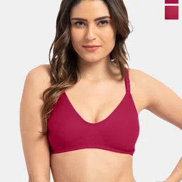 Tweens Pack Of 2 Full Coverage Non Padded Cotton T-shirt Bras- All Day Comfort-72