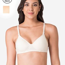 KOMLI Women Pack Of 2 Lightly Padded T-Shirt Bra-24