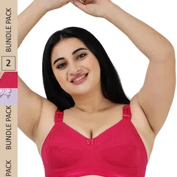 LADYLAND Pack Of 2 Assorted Non Padded Full Coverage All Day Comfort Cotton T-shirt Bra-21