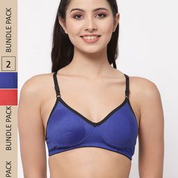 Docare Pack Of 2 All Day Comfort Cotton Bra-picture-53