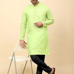 VS MALL Men Cotton Blend Kurta Sets-image-84