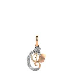 VALANOVA 14K Rose Gold Plated 0.24 Ct Lab Grown Diamond Pendant-image-87