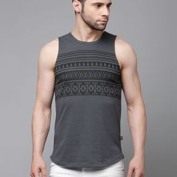 Metronaut Men Tribal Printed Round Neck Cotton T-shirt-picture-8
