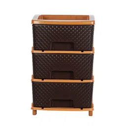 Kuber Industries Brown 3-Layer Multi-Utility Organiser image 2
