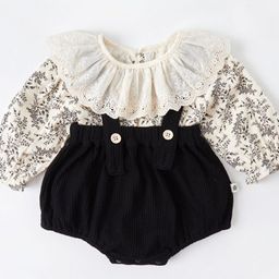 LULU & SKY Girls Printed Polyester Dungaree With T-Shirt-18