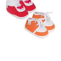 NESKA MODA 12 To 18 Months Non Slip 2 Pair Set Toddler Baby Boy & Girl Cotton Lace Shoe Booties-image-50