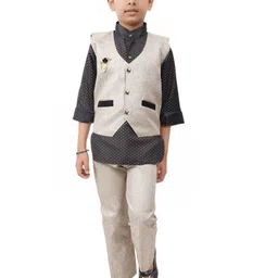 VALUE CREATION Printed 3-Piece Single-Breasted Suits-45