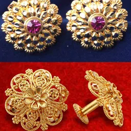 DIVASTRI Circular Studs Earrings-image-75