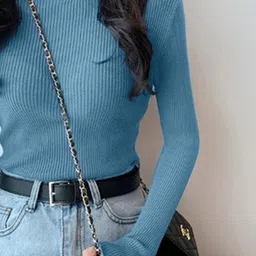 Outzidr Polyester Fitted Crop Tops-image-38