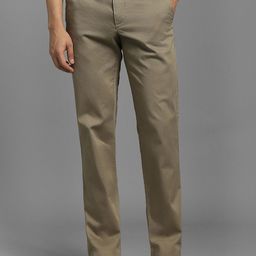 Louis Philippe Sport Men Textured Solid Slim Fit Mid-Rise Flat-Front Regular Trousers-image-30