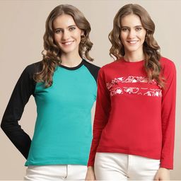 Metronaut Women 2 Applique T-shirt-image-32