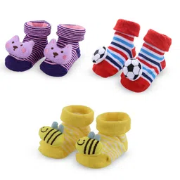 SHOP FRENZY Unisex Kids Cotton Booties-image-32