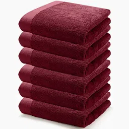 HOME PLUS STUDIOS Maroon 5 Cotton 650 GSM Bath Towel-46