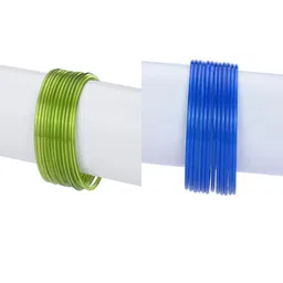 1ST TIME Set Of 24 Green Alloy Bangles-picture-45