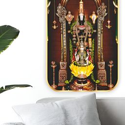 SAF Brown & Gold-Toned 1 Piece Wood Other Wall Paintings-54