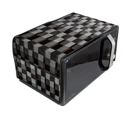 The Furnishing Tree Waterproof & Dustproof PVC Microwave Oven Top Cover with 4 Utility Pockets Chek-image-74