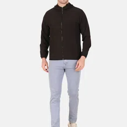 WELL QUALITY Men Windcheater Open Front Jacket image 5