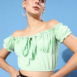 Athena Off-Shoulder Bardot Crop Top-image-97