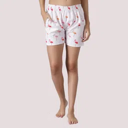 SEPHANI Women Conversational Printed Slim Fit Shorts-image-20