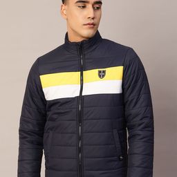 TQS Men Colourblocked Windcheater Puffer Jacket-31
