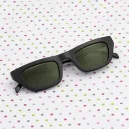 Ted Smith Women Polarised UV Protected Lens Cateye Sunglasses SUN-ALLBLK2.0_C1-8