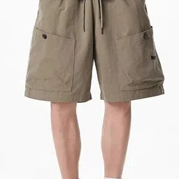 StyleCast Men Mid Rise Regular Fit Cotton Cargo Shorts-image-45