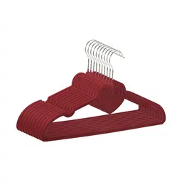 Myntra Elegant Homes 10-Pcs Red ClothesHangers-65