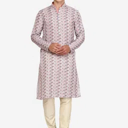 THE KURTA COMPANY Men Thread Work Kurta-picture-58