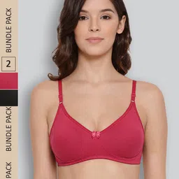 LYRA Pack Of 2 Full Coverage Cross Over Comfort Bra image 1