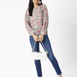 Noia Floral Printed Top-image-2