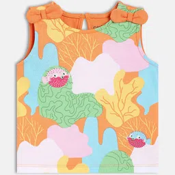 MINI KLUB Animal Print Cotton Blouson Top-image-83