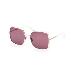 Tom Ford Women Oversized Sunglasses with UV Protected Lens FT1006 60 32Y-picture-17