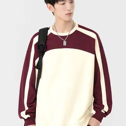 StyleCast x Revolte Men Colourblocked Sweatshirt-image-48