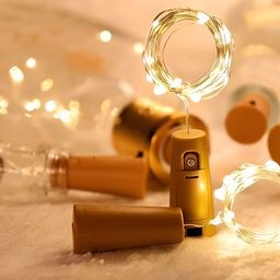 Amfin 2Pcs Yellow Rice Shape String Lights-56
