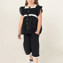 Cherry Crumble Girls Seld Designed Short Sleeve Night suit-image-75