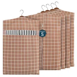 Aura Brown Set of 5 Regular Multi-Utility Organisers-0