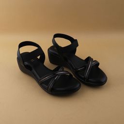 Ozuri Embellished Party Wedge Sandals-18