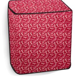 The Furnishing Tree Red Plastic Washing Machine Cover-image-107