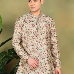 TATTVA Men Floral Printed Floral Kurta-33