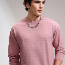 HIGHLANDER Men Self Design Round Neck Pullover Sweatshirt-image-73