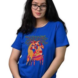 Tedhi Medhi Family Women Graphic Printed Round Neck Cotton T-shirt-image-98