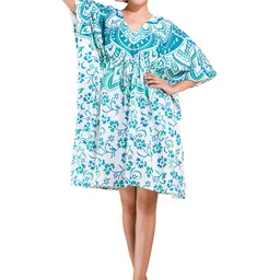 HANDICRAFT PALACE Printed Nightdress-image-80