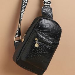 HAUTE SAUCE by Campus Sutra Women Textured Crossbody Leather Shoulder Bag-image-72
