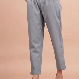 MIRAYYA Women Tailored Straight Fit Trousers-picture-56