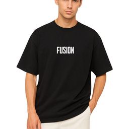 Billion Typography Printed Drop-Shoulder Sleeves Pure Cotton Oversized T-shirt-image-43