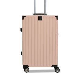 EVERBEST Textured Hard-Sided Water-Resistant Large Trolley Bag-image-4