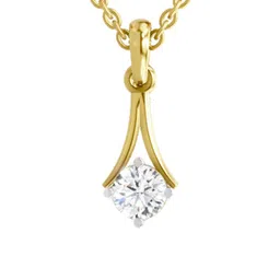 Solitaire Lab Grown Diamonds Pendant-image-5
